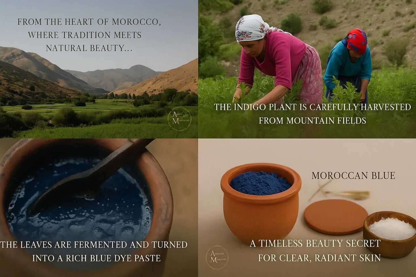 Nila Bleu – Poudre d’Indigo 100 % Pure du Maroc - النيلة الزرقاء المغربية