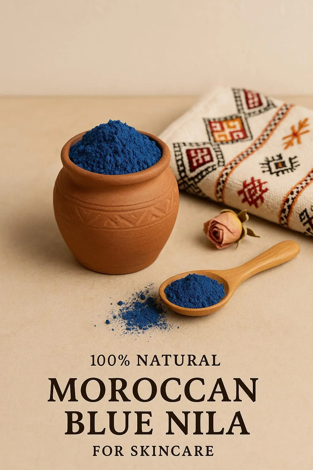 Nila Bleu – Poudre d’Indigo 100 % Pure du Maroc - النيلة الزرقاء المغربية