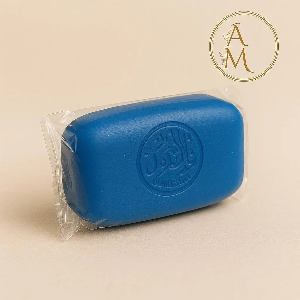 Savon au Nila Bleu – Soin Naturel Marocain pour Visage et Corps